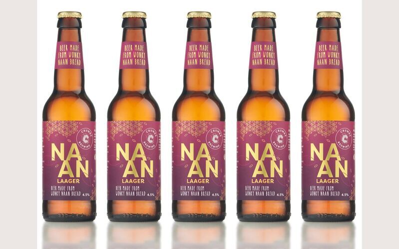 Upcycled Naan-Brewed Beers