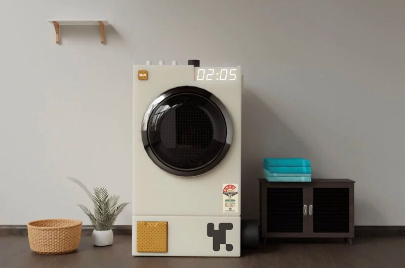 Ultra-Modern Toy-Like Washing Machines
