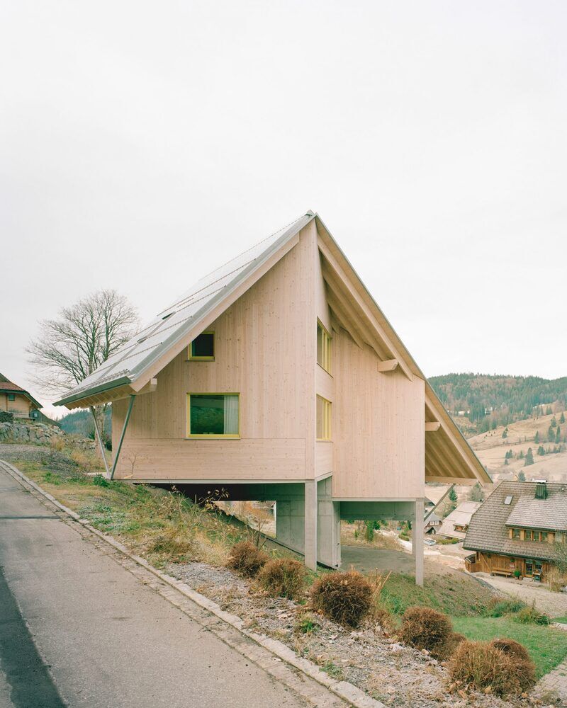Geometric Timber Holiday Cabins
