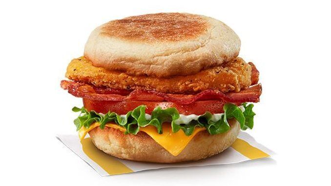 Crispy Chicken Breakfast Sandwiches : Chicken BLT McMuffin