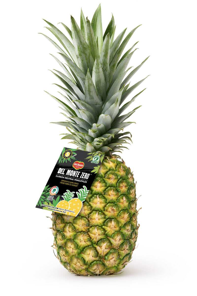 Certified Carbon-Neutral Pineapples : Del Monte Zero pineapple