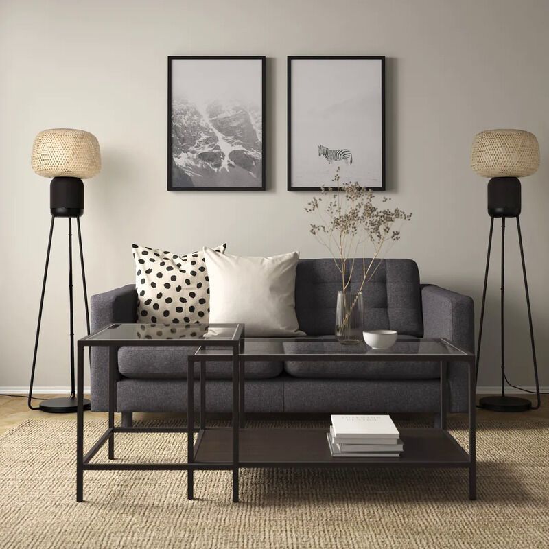 Speaker-Equipped Floor Lamps