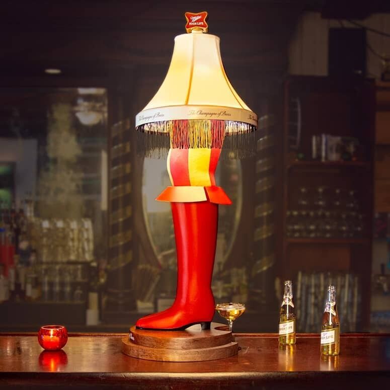 Beer Branded Leg Lamps