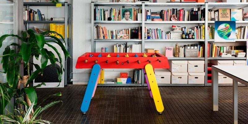 Pop Art-Inspired Foosball Tables