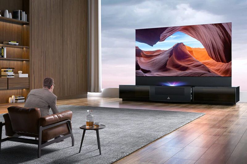 Disappearing Display TV Sets