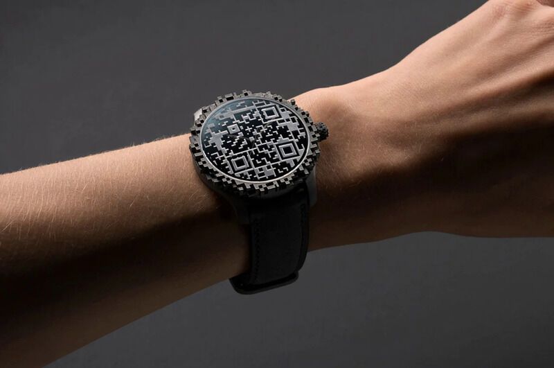QR Code-Covered Timepieces