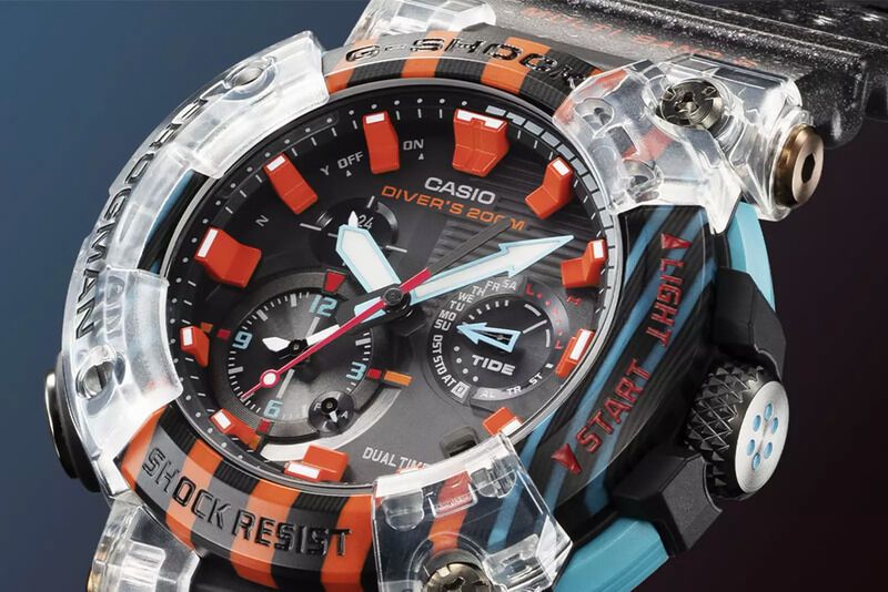 Colorful Carbon Digital Watches
