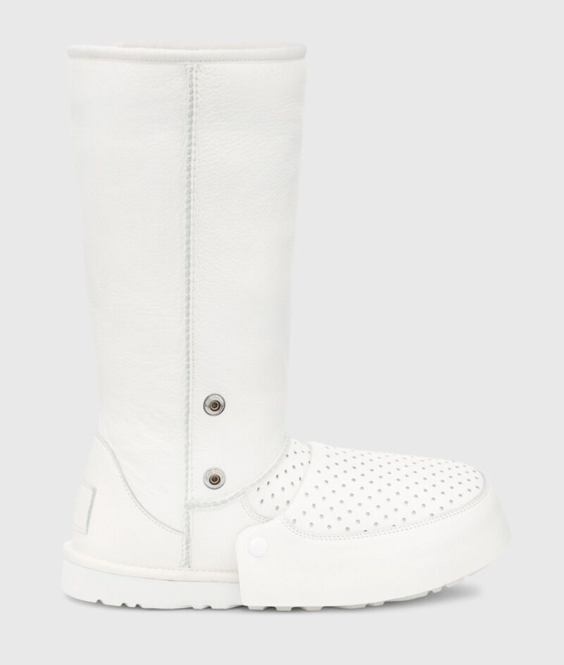 Futuristic White Boots