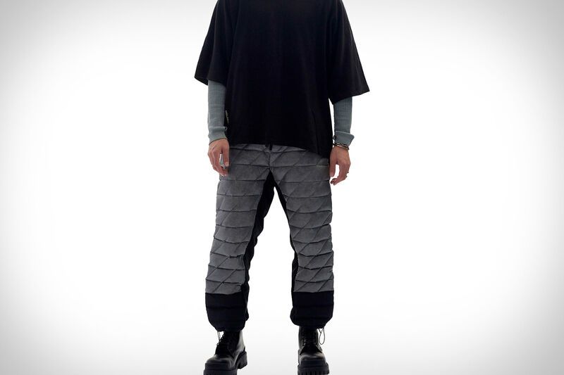 Cozy Down-Insulated Sweatpants