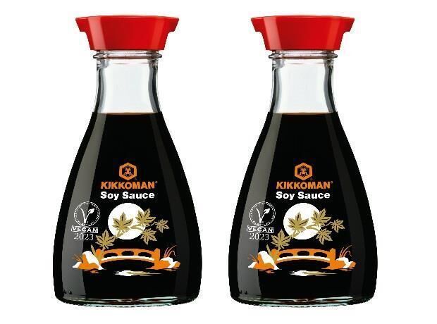 Autumnal Soy Sauce Packaging : Kikkoman limited-edition bottle