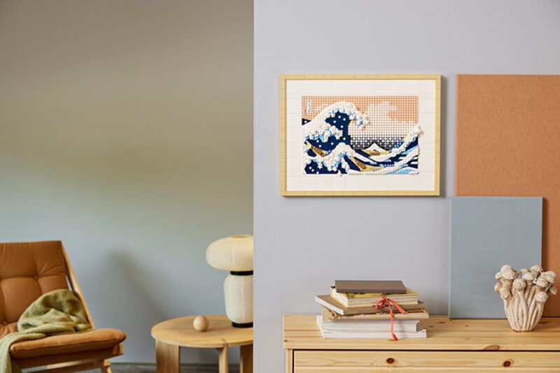 Artwork-Inspired Building Block Kits : LEGO Hokusai – The Great Wave