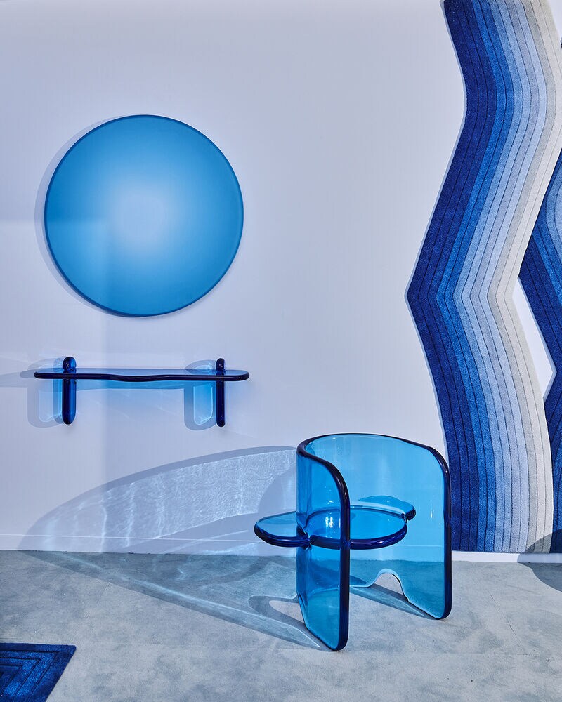 Blue Tonal Curated Furniture
