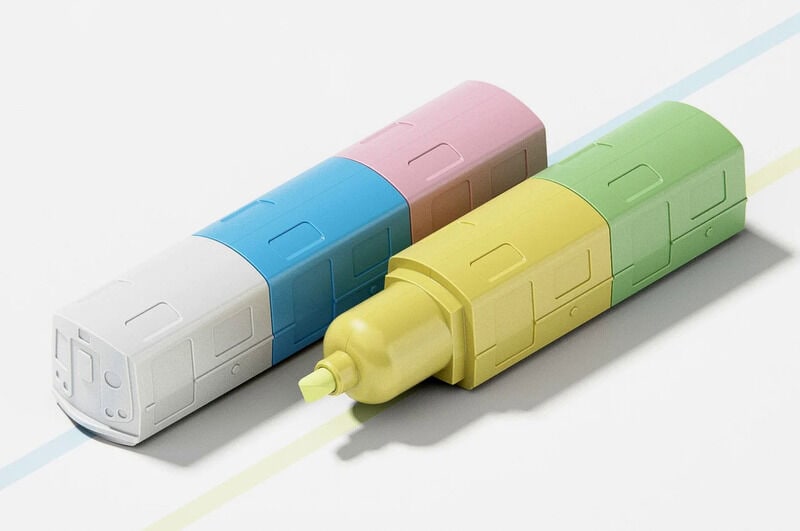 Subway-Inspired Colorful Highlighters