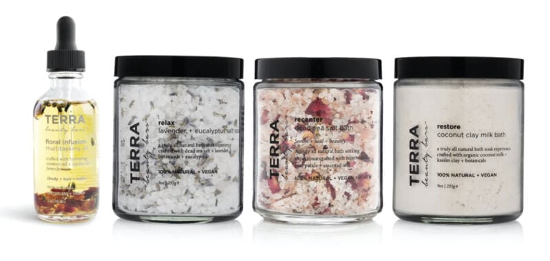 Floral Bath Sets