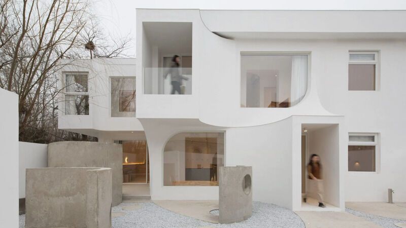Sculptural Concrete Hotel Designs