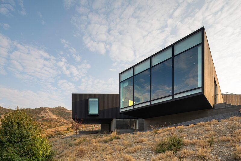 Canyon-Based Cedar Homes - Sparano + Mooney Design the Wabi Sabi Residence in Utah (TrendHunter.com)