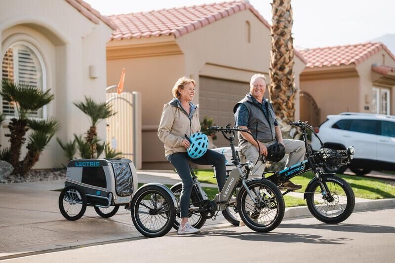 Supportive Three-Wheeled Electric Bikes