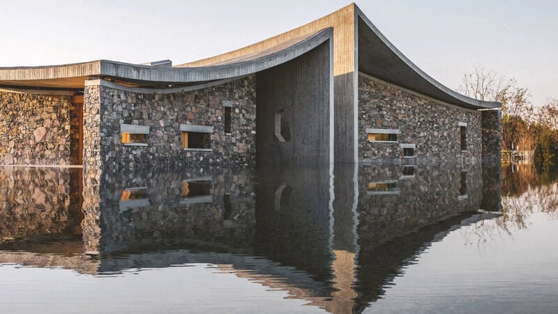 Wave-Like Structural Art Centers : zibo oct