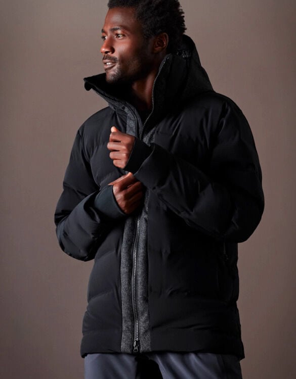 Sporty Skiing-Ready Outerwear