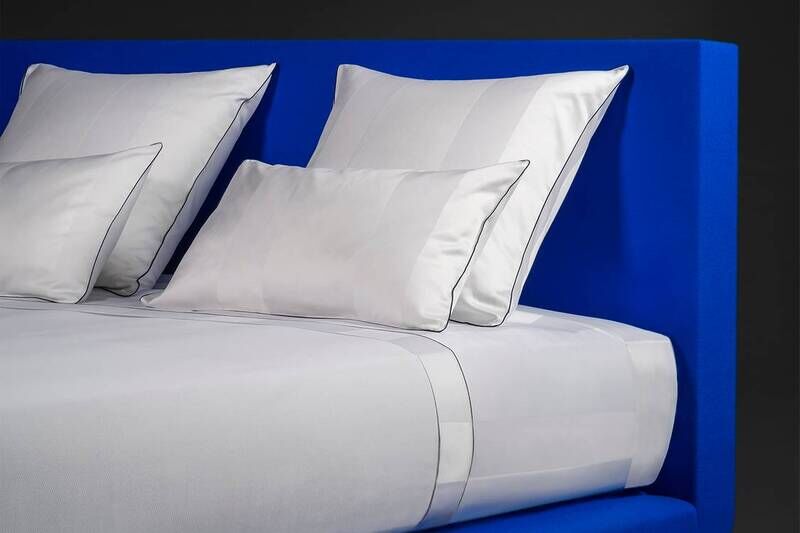 Blue Floating Bed Frames