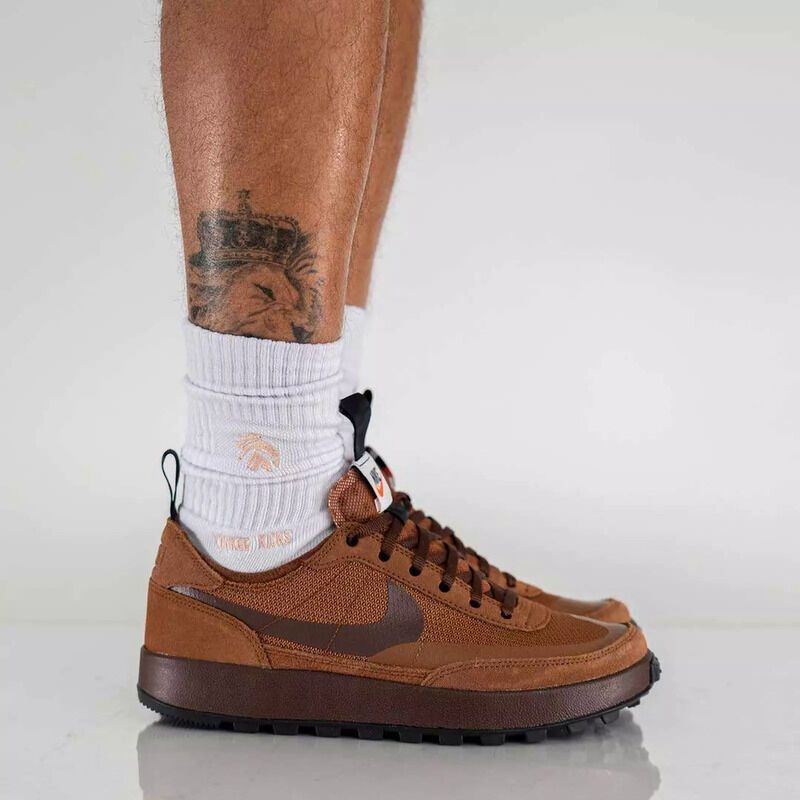 Brown-Tonal Suede Lifestyle Sneakers