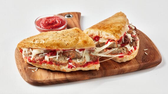 Meatball-Stuffed Calzone Pizzas