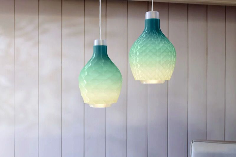 3D-Printed Sustainable Pendant Lamps