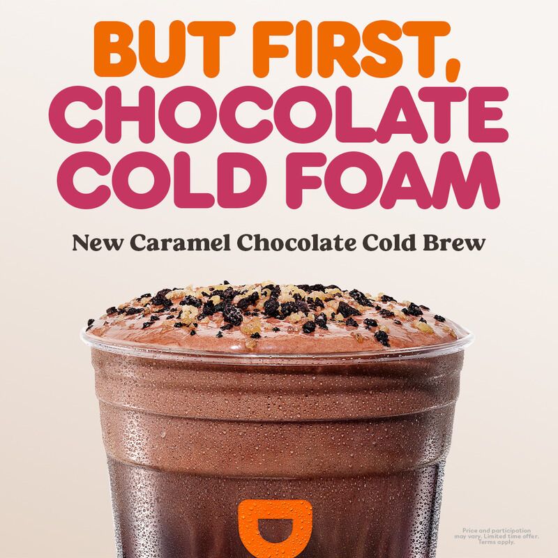 Trying Dunkin' NEW Sweet Cold Foam Cold Brew 