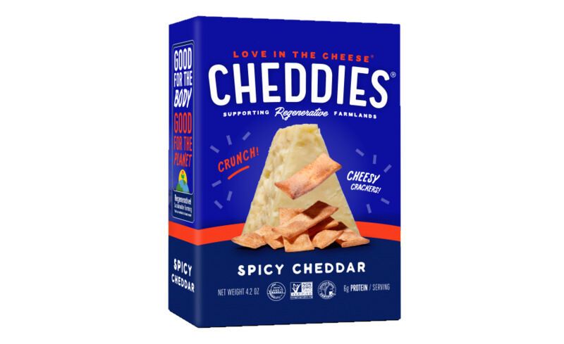 Protein-Rich Cheddar Crackers