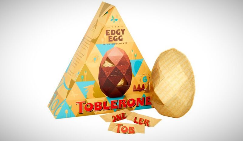 Pyramid-Shaped Chocolate Eggs