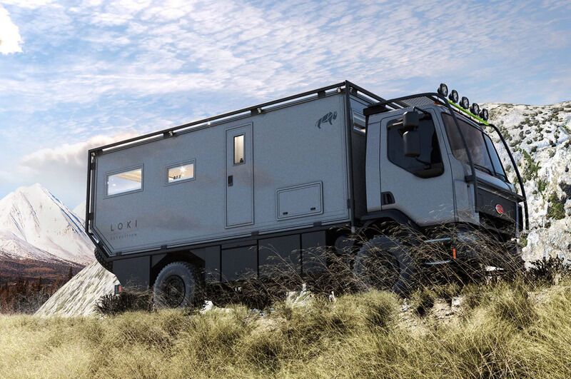 Well-Equipped Cubic Camping Trucks
