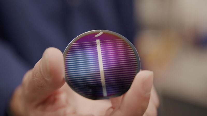 Lunar Material-Based Solar Cells