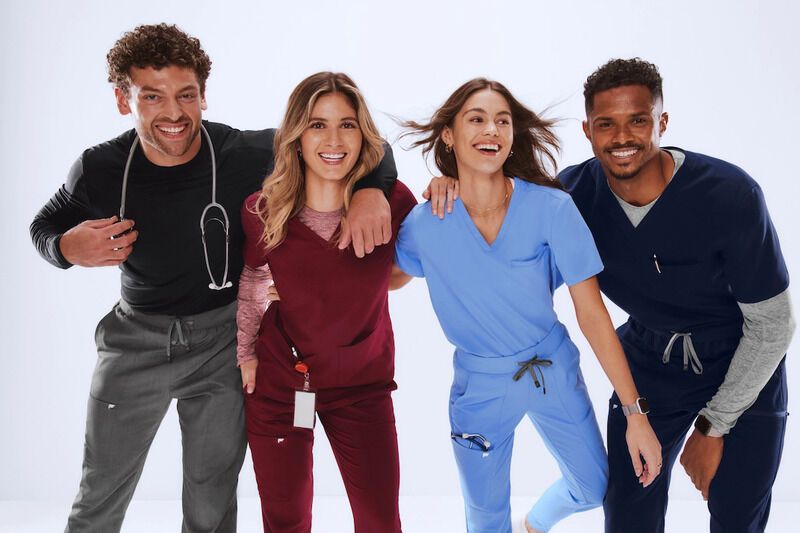 Comfortable Fitness-Inspired Scrubs