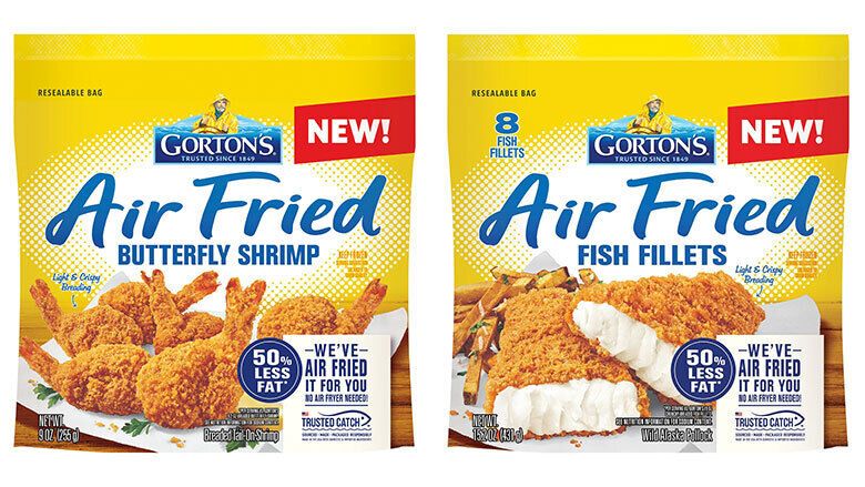 Air-Fried Frozen Seafood Products