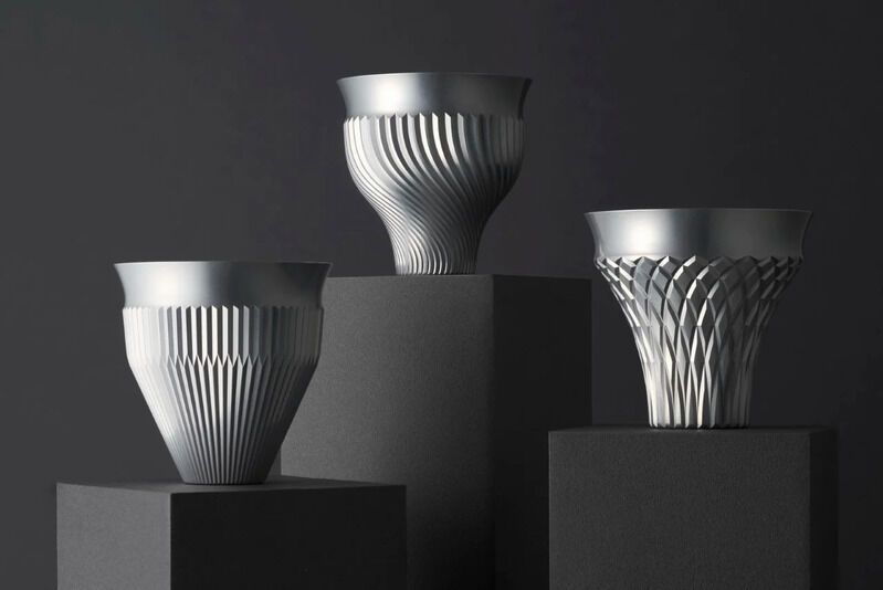 Machined Aluminum Sake Cups