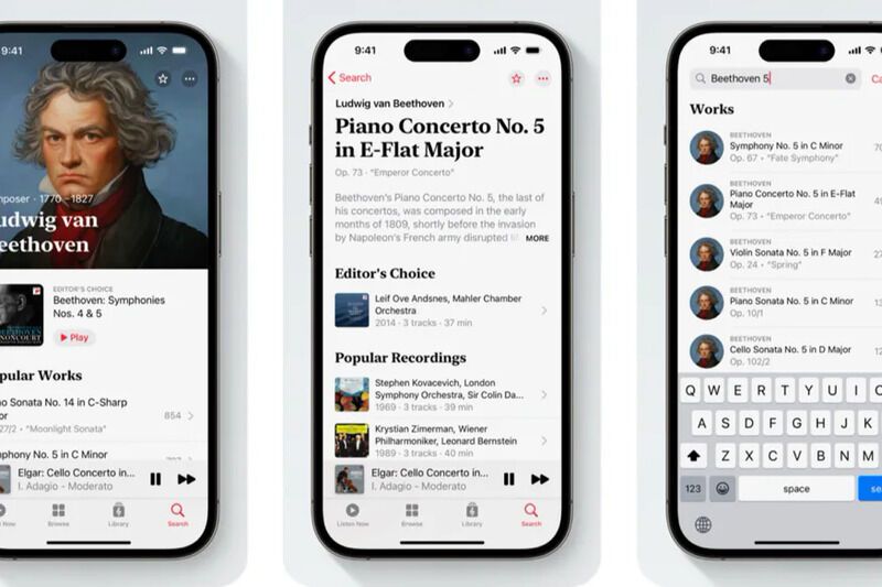 Classical Music App Extensions