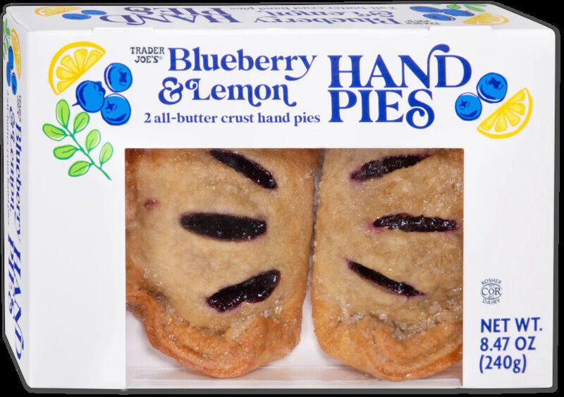 Zesty Blueberry Hand Pies