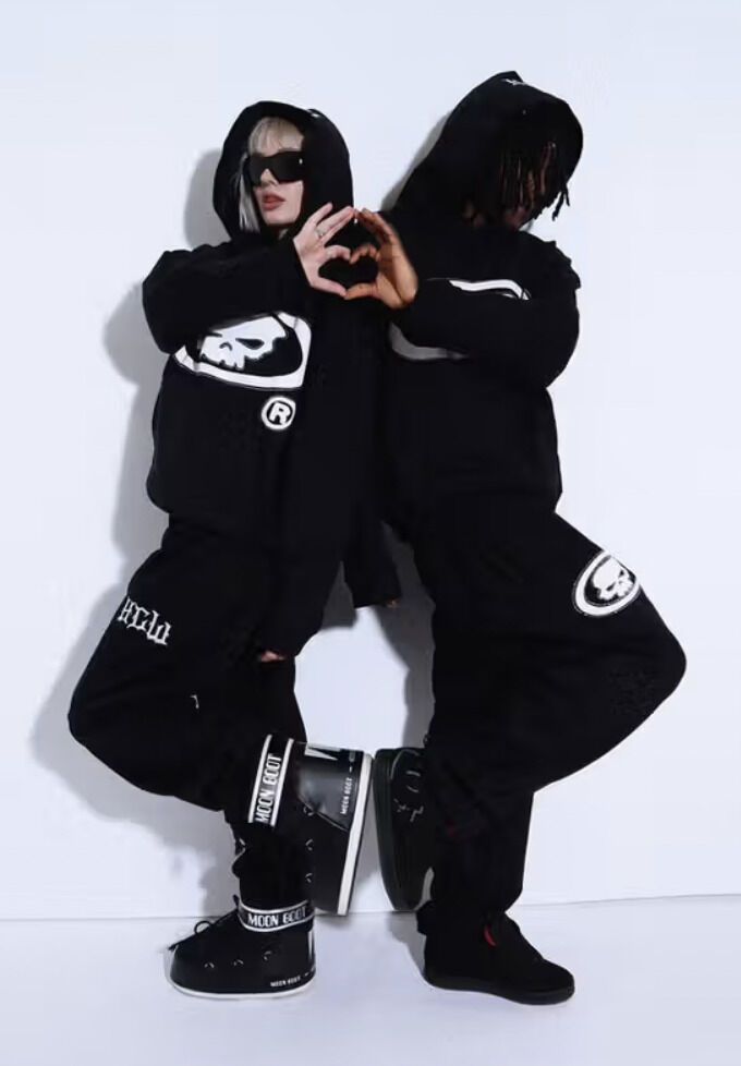 Gothic-Themed Embroidered Streetwear : embroidered streetwear
