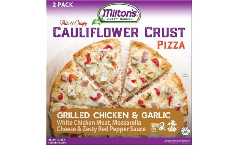 Zesty Cauliflower Crust Pizzas