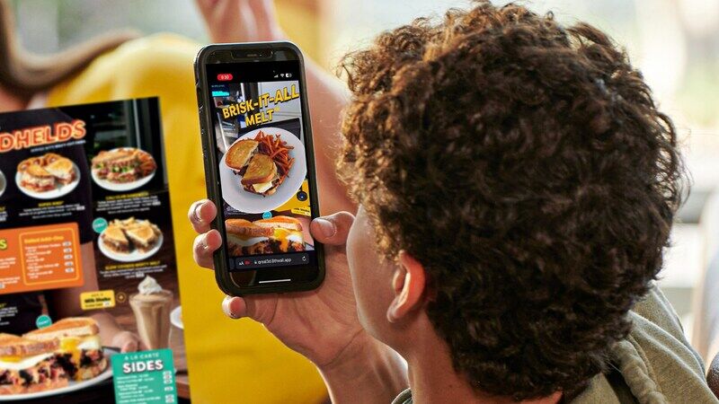 Augmented Reality Menu Items