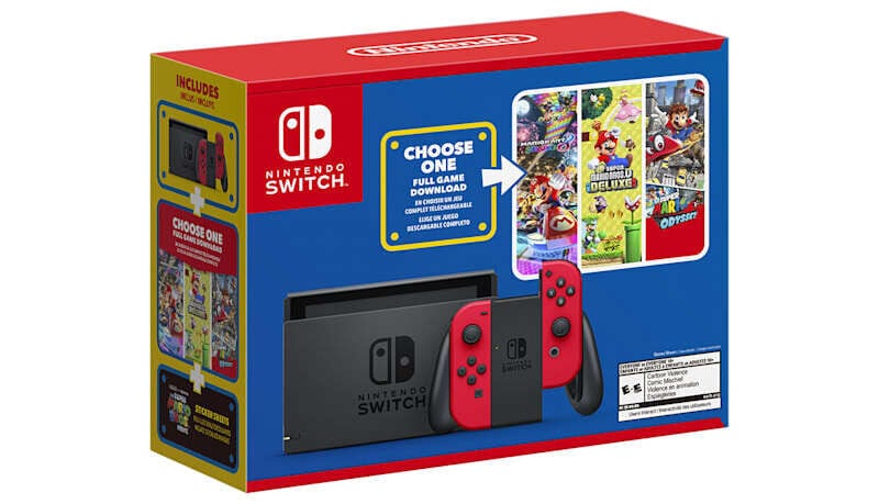 Nintendo Switch Bundle with Mario Kart 8 Deluxe Game