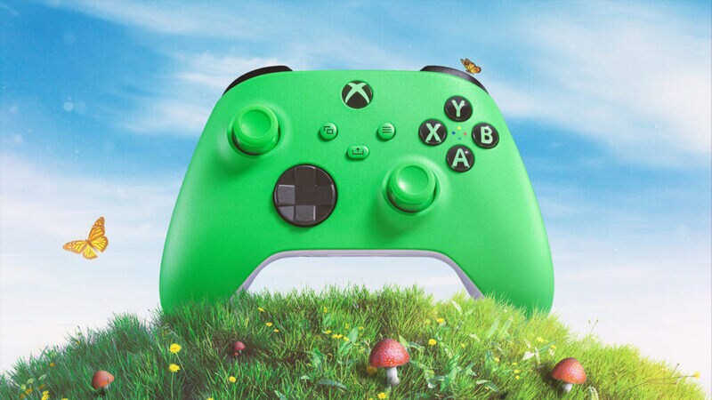 Sleek Green Controllers