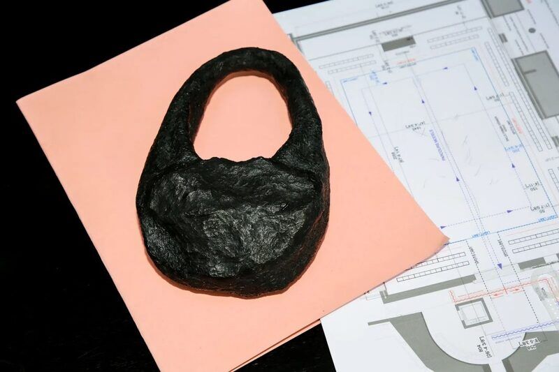 Sculpted Meteorite Handbags