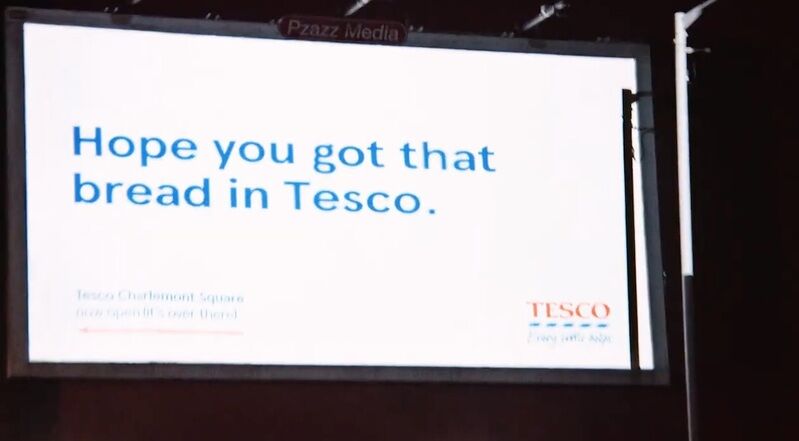 Personalized Grocery Billboard Campaigns
