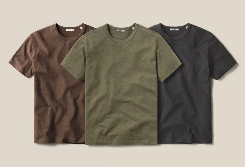Rustic Hemp-Made Shirt Ranges : Buck Mason Yuma Hemp Tee