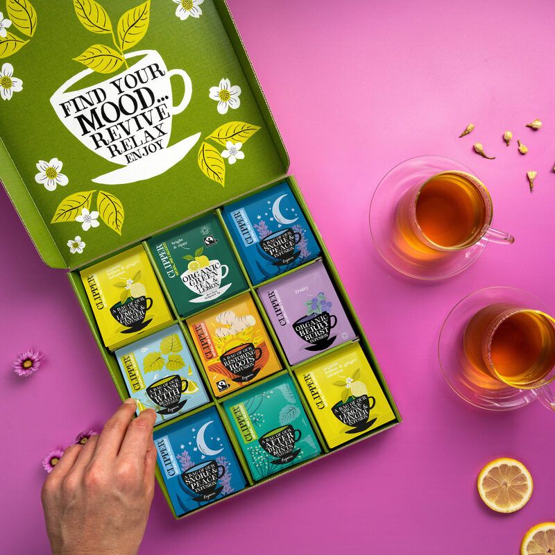 Organic Tea Gift Boxes : clipper teas 1