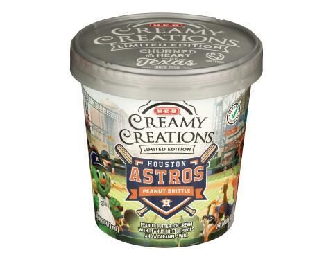 Celebratory Baseball Ice Creams