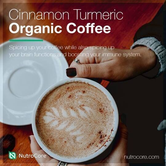 Cinnamon-Flavored Turmeric Coffees