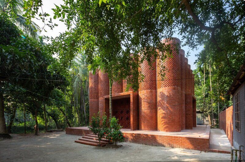 Brick Volume Cylindrical Mausoleums