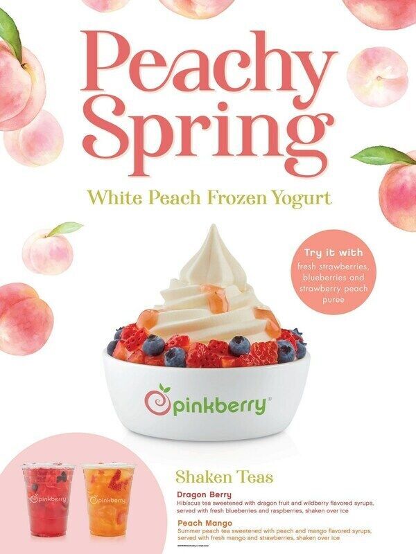 Peachy Frozen Yogurts